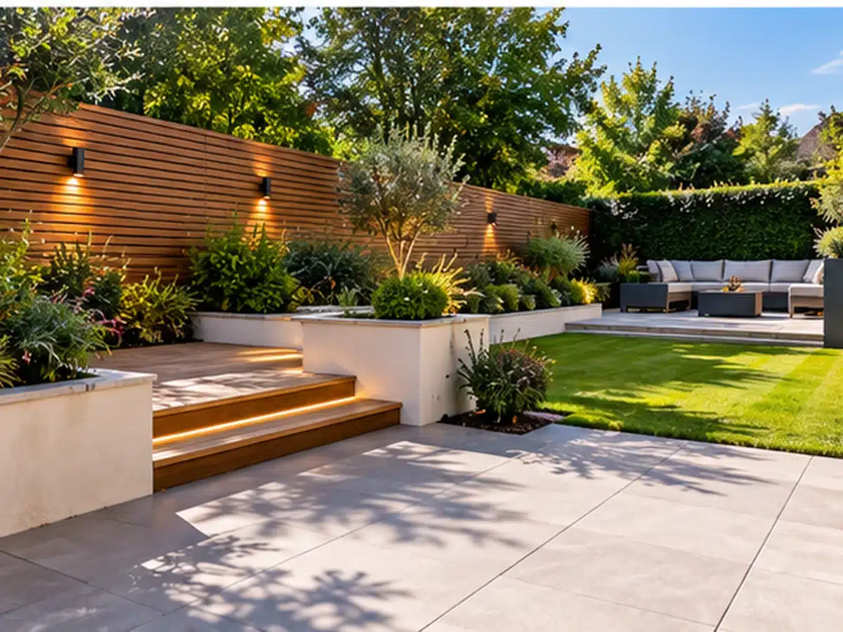 Completed modern home improvement project